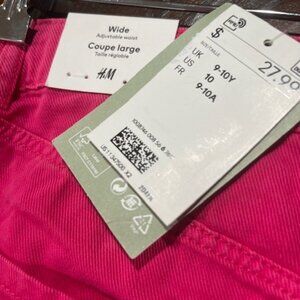 Pink H & M jeans Size 10 girls US